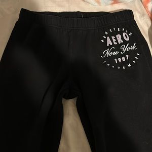 Black Aeropostale sweatpants
